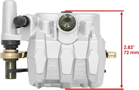 Caltric Front Left and Right Brake Caliper Disc Pads Compatible with Yamaha Rhino 700 YXR700 4X4 2008-2013 in Saudi Arabia