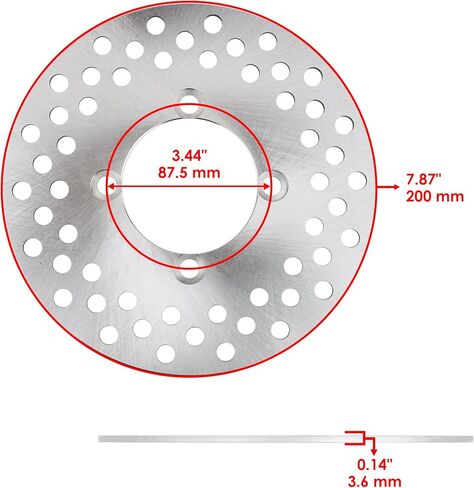 Caltric Front Left and Right Brake Caliper Disc Pads Compatible with Yamaha Rhino 700 YXR700 4X4 2008-2013 in Saudi Arabia