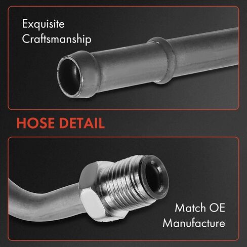 A-Premium Power Steering Return Line Hose Assembly From Gear Compatible with Honda Accord 2008-2012, Crosstour 2012-2015, L4 2.4L in Saudi Arabia