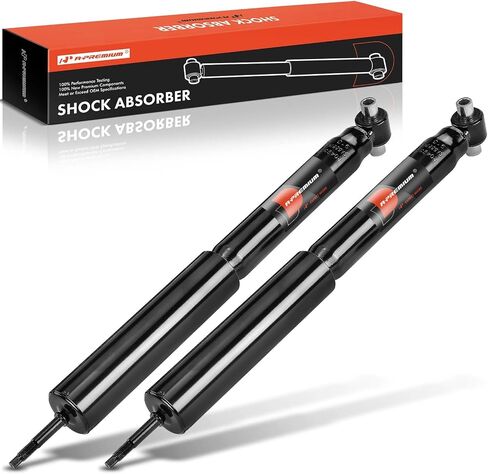 A-Premium Rear Shock Absorber Compatible with Ford Crown Victoria & Lincoln Town Car & Mercury Grand Marquis, 2003-2011, 2-PC Set in Saudi Arabia
