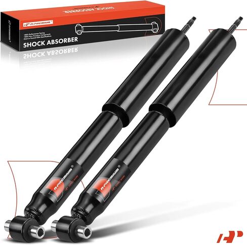 A-Premium Rear Shock Absorber Compatible with Ford Crown Victoria & Lincoln Town Car & Mercury Grand Marquis, 2003-2011, 2-PC Set in Saudi Arabia