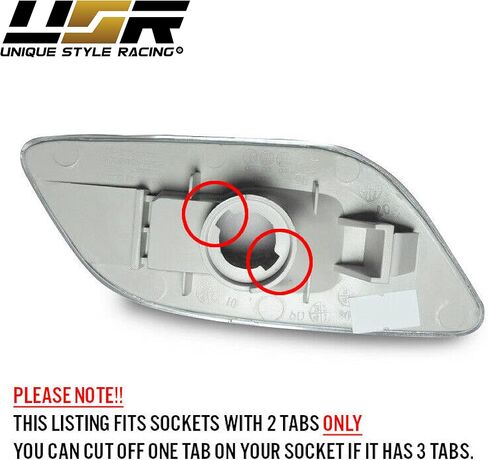 مصابيح العلامات الجانبية USR 02-03 Impreza - مصابيح علامات جانبية للمصد الأمامي الدخاني (يسار + يمين) متوافقة مع جميع موديلات Subaru Impreza 2002-2003 بما في ذلك WRX وSTi (عدسة مدخنة مصنوعة بواسطة DEPO) in Saudi Arabia