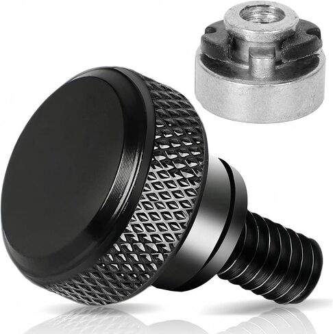 Stainless Rear Seat Bolt Screw, Quick Release Bolt Fender Seat Screw 1/4"-20 Thread Fits for Harley Davidson Touring Sportster Softail Dyna CVO Fatbob Electra Glide Street Glide 1996-2025 Silver in Kuwait