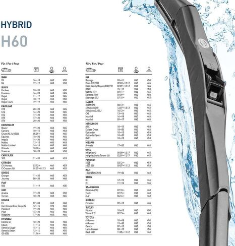 Hella Hybrid Wiper Blade 24 inch 204584241 in Saudi Arabia