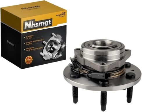 Front Wheel Hub Bearing Assembly Compatible with Silverado 1500 Sierra 1500 2007-2013 Tahoe Suburban 1500 Yukon XL 1500 Avalanche Escalade ESV EXT 2007-2014 6 Lug with ABS 515096 in Saudi Arabia