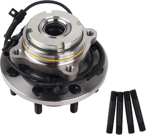 KUSATEC 515025 Front Wheel Bearing and Hub Assembly Compatible with Ford F-250 F-350 F-450 F-550 Super Duty 1999 2000 2001 2002 2003 2004, 8Lugs w/ABS in Saudi Arabia