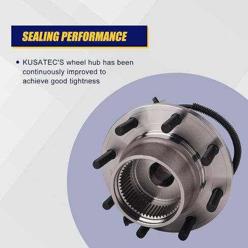 KUSATEC 515025 Front Wheel Bearing and Hub Assembly Compatible with Ford F-250 F-350 F-450 F-550 Super Duty 1999 2000 2001 2002 2003 2004, 8Lugs w/ABS in Saudi Arabia