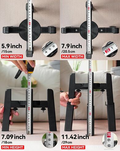 حامل وعاء الكلب المرتفع من CZPET مع وعاء من الفولاذ المقاوم للصدأ بسعة 51 أونصة، سعة كبيرة، وعاء كلب مرتفع فردي، حجم قابل للتعديل، سهل التجميع وحامل ثابت للكلاب الصغيرة/المتوسطة in Kuwait