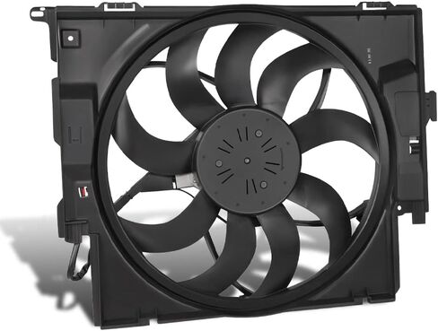 DNA MOTORING Factory Style Radiator Cooling Fan Assembly Compatible with 12-16 BMW 3 Series xDrive 2.0L 3.0L w/o M Package,OEM-RF-0320 in Saudi Arabia