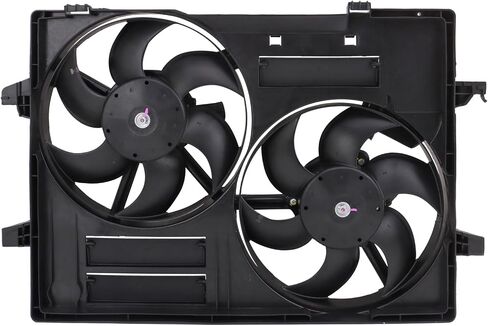 Radiator Dual Cooling Fan Assembly Compatible with 2002-2006 Jaguar X-Type JA3115102 in Saudi Arabia
