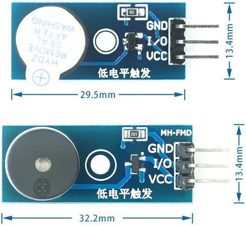 Passive Buzzer Module Alarm Sensor Beep 9012 Drive 3.3-5V(Passive) in Saudi Arabia