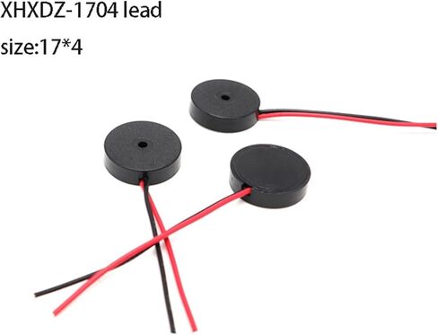 100pcs 1704 Passive piezoelectric Lead Buzzer 17 * 4MM AC Low Power Consumption Frequency 4000HZ Buzzer in Saudi Arabia