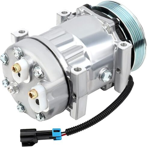 ضاغط وقابض OEM جديد مناسب 2004-2010 للحاصدة الدولية 7500 المتوسطة التقليدية 9.3L تكييف وضاغط للهواء 4815C in Kuwait