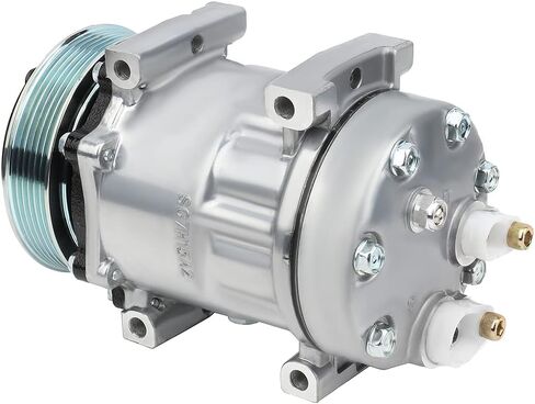 ضاغط وقابض OEM جديد مناسب 2004-2010 للحاصدة الدولية 7500 المتوسطة التقليدية 9.3L تكييف وضاغط للهواء 4815C in Kuwait