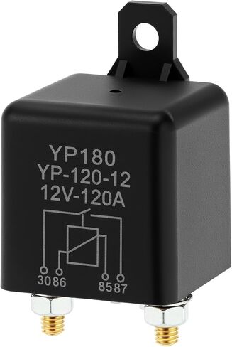 QWORK 200A 12V Continuous Duty Relay, 4 Pin SPST High Current Split Charge Switch, On/Off Control Relay in Saudi Arabia