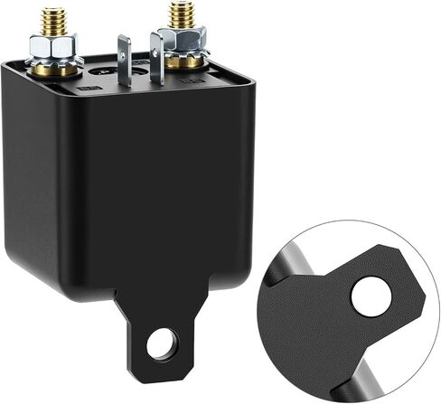 QWORK 200A 12V Continuous Duty Relay, 4 Pin SPST High Current Split Charge Switch, On/Off Control Relay in Saudi Arabia