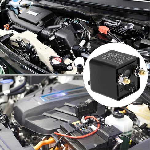 QWORK 200A 12V Continuous Duty Relay, 4 Pin SPST High Current Split Charge Switch, On/Off Control Relay in Saudi Arabia