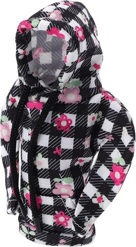 Universal 15x11.5cm/5.91"x4.53" Gear Shift Knob Cover Decoration Stick Shifting Handle Protector Polyester 1 Pc Hoodie Style Black White Pink in Saudi Arabia