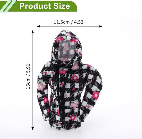 Universal 15x11.5cm/5.91"x4.53" Gear Shift Knob Cover Decoration Stick Shifting Handle Protector Polyester 1 Pc Hoodie Style Black White Pink in Saudi Arabia