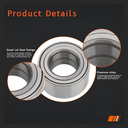 DRIVESTAR 510003 Front/Rear Wheel Bearing 91-02 for Ford Escort, for Audi TT (Quattro), for Kia Sephia/Spectra, for Mazda 323/Miata/MX-3/Protege/Protege5, for Mercury Tracer, for VW Beetle/Golf/Jetta in Saudi Arabia