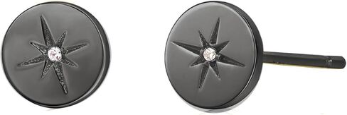 S.Leaf Sterling Silver Stud Earrings for Women Gold Plated Tiny Dot Disc Star Coin Earrings Small Round Tiny Earrings Dainty Simple Earrings for Women in Kuwait