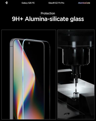 Spigen Tempered Glass Screen Protector [GlasTR EZ FIT] designed for Galaxy S24 FE [Case Friendly] - 2 Pack in Saudi Arabia