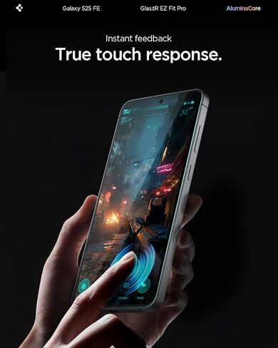 Spigen Tempered Glass Screen Protector [GlasTR EZ FIT] designed for Galaxy S24 FE [Case Friendly] - 2 Pack in Saudi Arabia