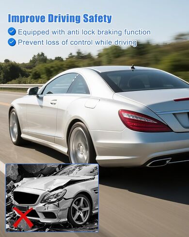 2 PCS Front ABS Wheel Speed Sensors Left Right Side Fit for Mercedes-Benz CL550 2009-2014 Fit for Mercedes-Benz S350 2012 S550 2007-2013 Replace A2215400517 in Saudi Arabia