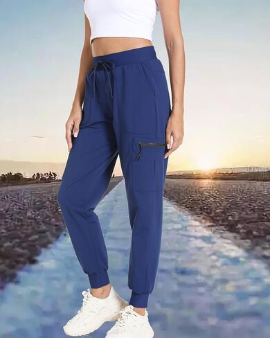 Womens Hiking Pants Cargo Joggers for Women with Pockets Lightweight Quick Dry Travel Camping Pants in Saudi Arabia