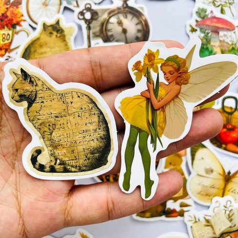 Yoksas Vintage Greek Mythology Stickers - 50Pcs Vinyl Waterproof Greece Twelve Olympians Stickers for Scrapbook,Laptops,Water Bottles in Kuwait