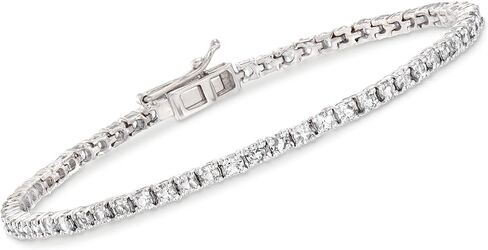 Ross-Simons 4.70 ct. t.w. White Topaz Tennis Bracelet in Sterling Silver in Saudi Arabia