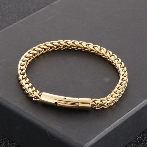 14k Yellow Gold 6mm Rope Chain Diamond Cut Bracelet (9") Italian Jewelry for Men & Women in Saudi Arabia