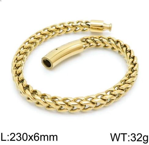 14k Yellow Gold 6mm Rope Chain Diamond Cut Bracelet (9") Italian Jewelry for Men & Women in Saudi Arabia