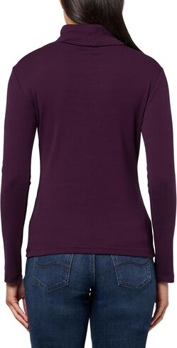Nautica Womens Long Sleeve Solid Turtleneck Shirt in Saudi Arabia