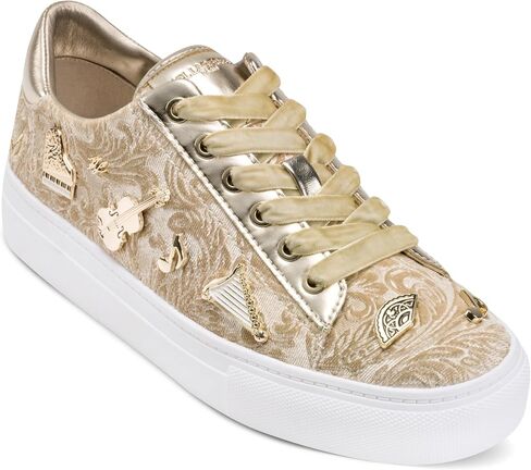 Karl Lagerfeld Women's Cate Rococo Pin Lace Up Sneaker in Saudi Arabia