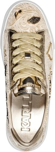Karl Lagerfeld Women's Cate Rococo Pin Lace Up Sneaker in Saudi Arabia