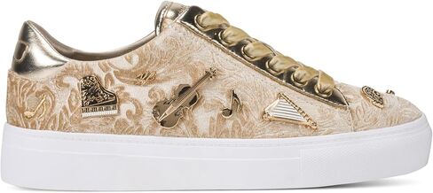 Karl Lagerfeld Women's Cate Rococo Pin Lace Up Sneaker in Saudi Arabia