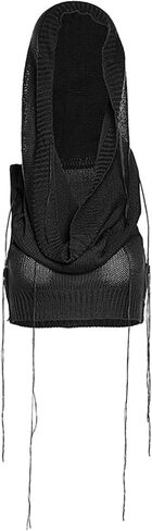 Hoodies Knit Vest Top for Women Y2k Sleeveless Hooded Sweater Crochet Going Out Tops Fashion Streetwear in Kuwait