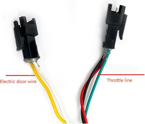 Full Twist Throttle, Electric Bike Twist Throttle Grip with 2 Keys Electric Scooter Waterproof Speed Controller Grip Handle for Electric Bicycle Scooter Universal in Saudi Arabia