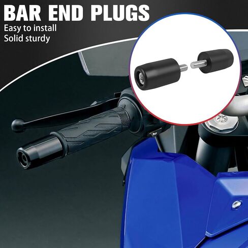 Motorcycle Handle Bar End Grips Plug Weights Hand Grips Plug Caps Replacement for Suzuki DL800R DL 800R 2024 in Saudi Arabia