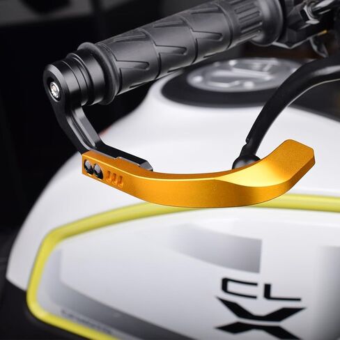 واقي فرامل المقود القابل للتعديل وواقي القابض متوافق مع كاواساكي (ZX-4R/Ninja400/Z400/Ninja ZX-6R) (ذهبي) in Kuwait