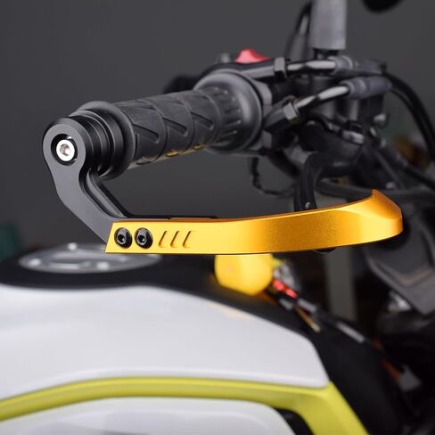 واقي فرامل المقود القابل للتعديل وواقي القابض متوافق مع كاواساكي (ZX-4R/Ninja400/Z400/Ninja ZX-6R) (ذهبي) in Kuwait