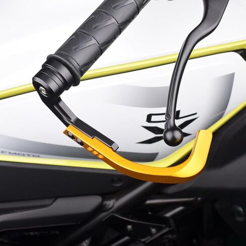 واقي فرامل المقود القابل للتعديل وواقي القابض متوافق مع كاواساكي (ZX-4R/Ninja400/Z400/Ninja ZX-6R) (ذهبي) in Kuwait