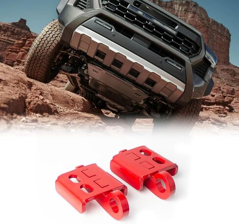 Front Tow Hooks Compatible with 2024 2025 2026 Toyota Tacoma and 2025 2026 4Runner,Heavy Duty Bumper Towing Replacement in Saudi Arabia
