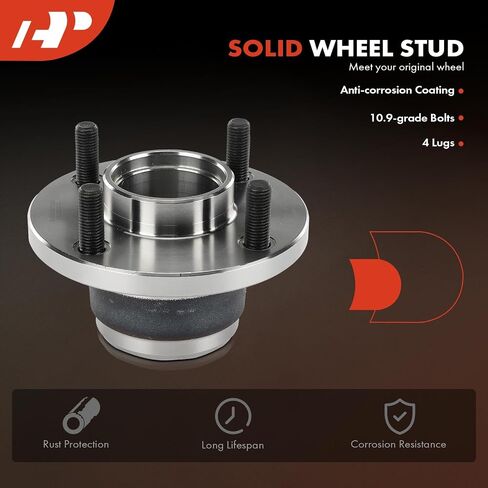 A-Premium Rear Wheel Bearing and Hub Assembly with 4-Lug Compatible with Ford Focus 2000-2007 in Saudi Arabia