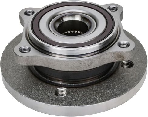 Detroit Axle - Front Wheel Bearing Hub for 2002-2006 Mini Cooper 2003 2004 2005 Wheel Hub Bearing Assembly Replacement - [12mm Wheel Bolt Size] in Saudi Arabia