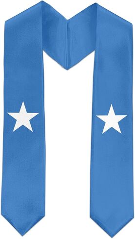 Vietnam Flag International Graduate Satin Stole Scarf with National Flag Design 72" Graduation Sash in Saudi Arabia