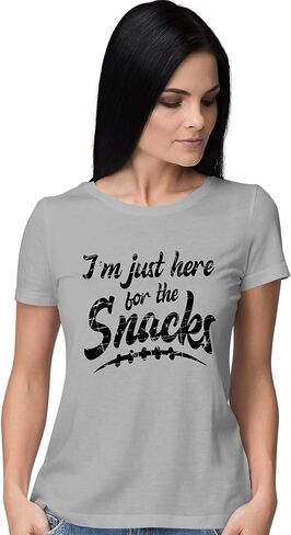 Go All Out I'm Just Here for The Snacks Funny Football Party Mens Women Youth T-Shirt in Saudi Arabia