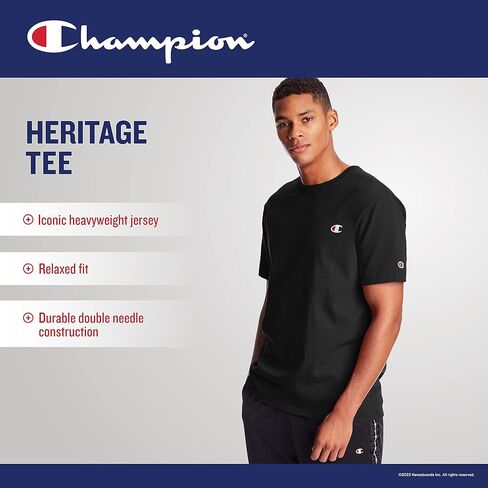 Champion Men's Heritage Tee, Seasonal Graphics (Retired Colors) in Saudi Arabia