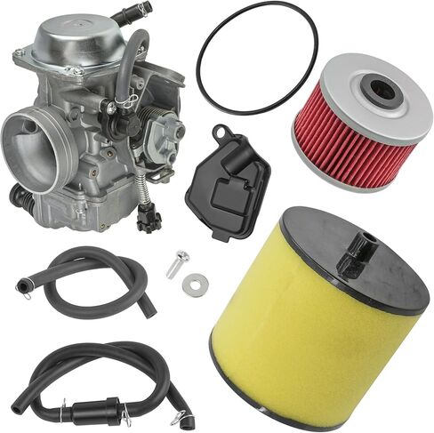 Caltric Carburetor Air and Oil Filter Compatible with Honda Fourtrax Foreman 400 TRX400FW 4x4 1995-2003 in Saudi Arabia